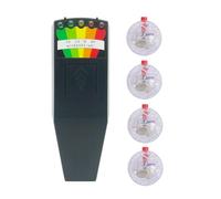 Jeenuuder Ghost Equipment Kit, EMF Meter and 4 Pcs Motion Light Up Cat Balls, Emf Meter Detector Ghost Equipment