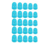 Jeenuuder Guitar Fingertip Protectors,Non-Slip Fingertip Protection Covers Caps for Beginner Playing Ukulele Guitar, 5 Sizes 50PCS