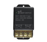Jeenuuder Home WiFi Switch 30A AC90-250V Wireless Remote Control on Off DIY Circuit Breaker Works with Home