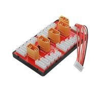 Jeenuuder Lipo Battery Parallel Charging Board Lipo Battery forRC Models 2-6S Supports Charging 4 Batteries Simultaneously