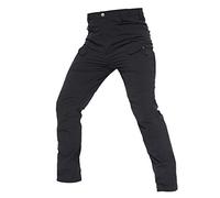 Jeenuuder Men's Pants Waterproof Windproof Trousers Outside Sports Hiking Pants Multi-Pocket Work Pants Black XL