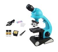 Jeenuuder Microscope for Kids, 1200x Kids Microscope Kit, Double LED Light with Phone Stand, Science STEM Toys Gift for Kids