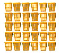 Jeenuuder New Queen Bee Cage Beekeeper Plastic Bee Isolator Clip Beekeeper Breeding Tools for Indoor & Outdoor Use