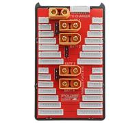 Jeenuuder PG Parallel Charging Board XT90 Lipo Battery forRC Models 2-8S Supports Charging 4 Batteries Simultaneously