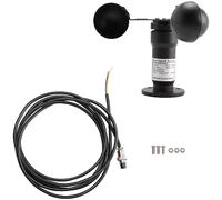 Jeenuuder Pulse Signal Wind Sensor Digital Anemometer Pulse Signal Output Aluminum Alloy Wind Speed Sensor Anemometer Anemometer