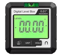 Jeenuuder Sakerplus- Magnetic Digital Inclinometer, Angle Finder Tool, Protractor Level, Multi Angle Measuring Ruler