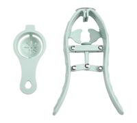 Jeenuuder Simple Automatic Egg Opener with Cracker and Separator, Innovative Kitchen Gadget for Egg Shell Cutting