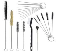 Jeenuuder Sprayer Cleaning Kit 17 Pcs Multi-Purpose Paint- Brush Cleaner Tool with Nylon Mini Tube Brushes and Needles
