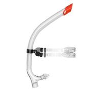 Jeenuuder Swimming Snorkel One-Way Purge Valve forLap Swimming Training forAdult Youth Kid White
