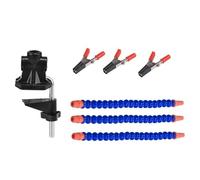 Jeenuuder Table Clamp Soldering Station with 3 Flexible Arms Soldering Iron Holder PCB Welding Repair Tools Vise Hand(3 Claws)