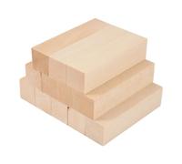 Jeenuuder Whittling and Carving Wood Blocks Unfinished Wood Blocks Basswood Carving Blocks Set for Carving Beginners