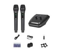 Jeenuuder Wireless Microphone Handheld 108 Karaoke Mic with Receiver for Stage Party Show Church School