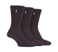 JEEP - 3 Pairs Mens Vintage Cotton Cushioned Socks for Hiking Boots