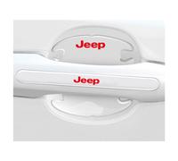(Jeep) 8x Car Door Handle Bowl Anti-Scratch Cover Guard Protector Stickers Accessories