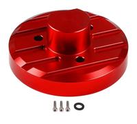 Jeep Antenna Base Cover, Red Aluminum Decorative Cap for Jeep Models, Car Modification Accessory with Allen Wrench and Screws