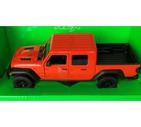 Jeep Gladiator Rubicon 2020, orange, 1:27 scale diecast model from Welly