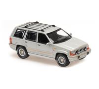 Jeep Grand Cherokee 1995 silver diecast model car 940149661 Maxichamps 1:43