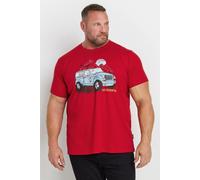 Jeep Graphic Print T-Shirt BadRhino Red 5-6XL