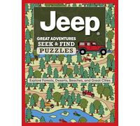 Jeep® Great Adventures Seek & Find Puzzles: Explore Forests, Deserts, Beaches, and Great Cities