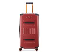 Jeep JH002B 4 wheels Trolley 80 cm with expansion pleat red