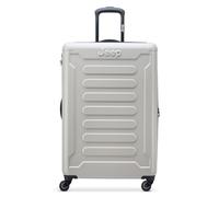 Jeep JH004C 4 wheels Trolley 75 cm with expansion pleat silver colored