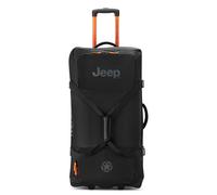 Jeep JS005A Two Wheel Rolling Travel Duffle Bag, Black, 31 Inch, Js005a Two Wheel Rolling Travel Duffle Bag