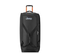 Jeep JS009D Two Wheel Rolling Travel Duffle Bag, Black, 68.58 cm, Js009d Two Wheel Rolling Travel Duffle Bag