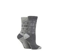 Jeep Ladies Wool Blend Thermal Performance Boot Socks Pack of 2