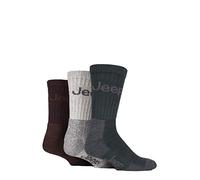 Jeep Mens 3 Pair Luxury Terrain Socks Gift Box In 2 Colours