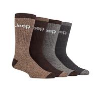 Jeep Mens 4 Pack Recycled Cotton Boot Socks