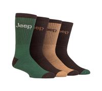 Jeep Mens 4 Pack Recycled Cotton Boot Socks