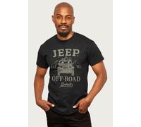 Jeep Men's 4x4 Off-Road Spirit T-Shirt in Black | Size: Medium Jeep Black M