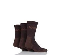 Jeep Mens Boot Socks Outdoor Terrain 3 Pairs in Various Colours Size 6-11, 12-14