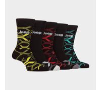 Jeep Mens Bamboo Dress Socks 5 Pack Breathable Leisure Socks for Everyday Wear (6-11, Multi)
