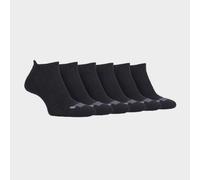 Jeep - 6 Pairs Mens Cotton Cushioned Sport Ankle Outdoor Socks - Black - Size UK 6-11