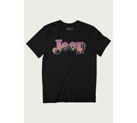 Jeep Men's Desert Sunset Silhouette Logo T-Shirt in Black | Size: Medium Jeep Black M