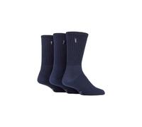 Jeep Men's Mens 3 Pair Vintage Boot Socks in Light Blue | Size: 6-11 Jeep Light Blue 6-11