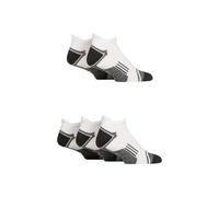 Jeep Men's Mens 5 Pair Technical Trainer Sport Socks in White | Size: 6-11 Jeep White 6-11