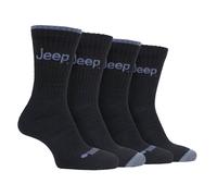Jeep Mens Performance Boot Socks (Pack of 4)6 UK-11 UK Black GT58446