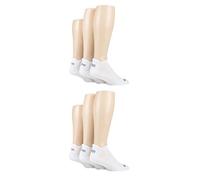 Jeep Mens Performance Trainer Socks Pack of 6 White 6-11