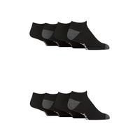 Jeep Mens Sports Trainer Socks - Sport & Leisure, Cushioned, Arch Support, Gym, Fitness, 8 Pair Multipack Size 6-11 Black