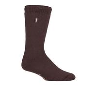 Jeep Mens Thermal Boot Socks for Winter Warm Heavy Duty Socks | Ideal for Hiking (UK, Numeric, 6, 11, Regular, Regular, Brown)