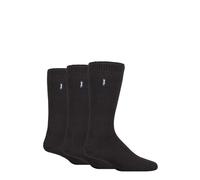 Jeep Mens Thermal Boot Socks - 'Renegade' 2.3 TOG Warm, Cushioned, Chunky for Outdoor Walking in Winter Size 6-11 3 Pair Multipack Black
