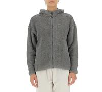 JEEP O102605-G229 J WOMAN HOODED POLAR SHERPA JACKET With Pockets J22W Medium Grey L