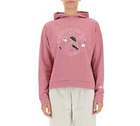 JEEP O102607-P490 J WOMAN HOODED CROPPED SWEATSHIRT STAR Botanical Print J22W Dusty Rose L