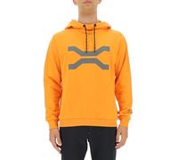 JEEP O102624-O289 XP MAN HOODED SWEATSHIRT Large Front Print JX22A Sun Orange/Castleroc L