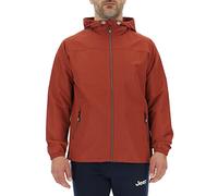JEEP O102712-R760 J MAN LIGHT HOODED WIND JACKET Outline Back Print J23S Red Ochre/Almond S