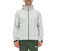 JEEP O102714-J955 J MAN LIGHT HOODED SOFTSHELL JACKET W/Zipped Pockets J23S Glacier Grey L