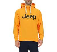 JEEP O102716-Y266 J MAN HOODED SWEATSHIRT Large Print J23S Nacho Yellow/Night B M