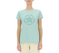 JEEP O102758-E958 J Woman T-Shirt Star Large Print J23S Pale Jade/Granite Gr M